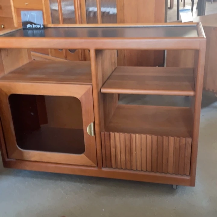 圆角款桃木茶水车