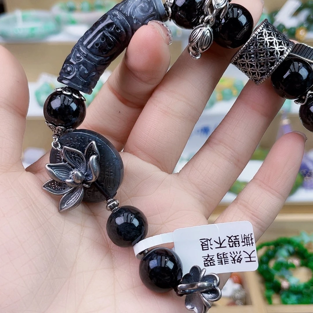 翡翠未镶嵌手链手链