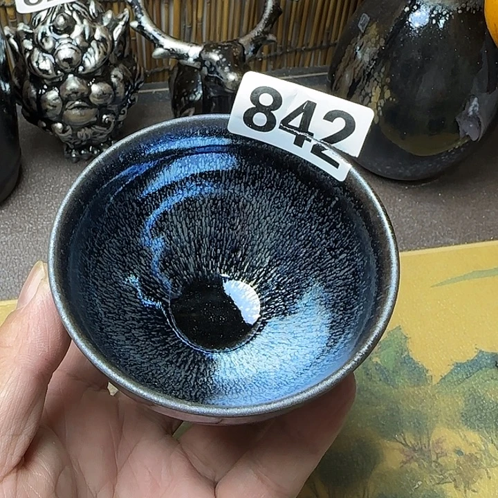 茶盏建盏杯主人杯龙窑柴烧