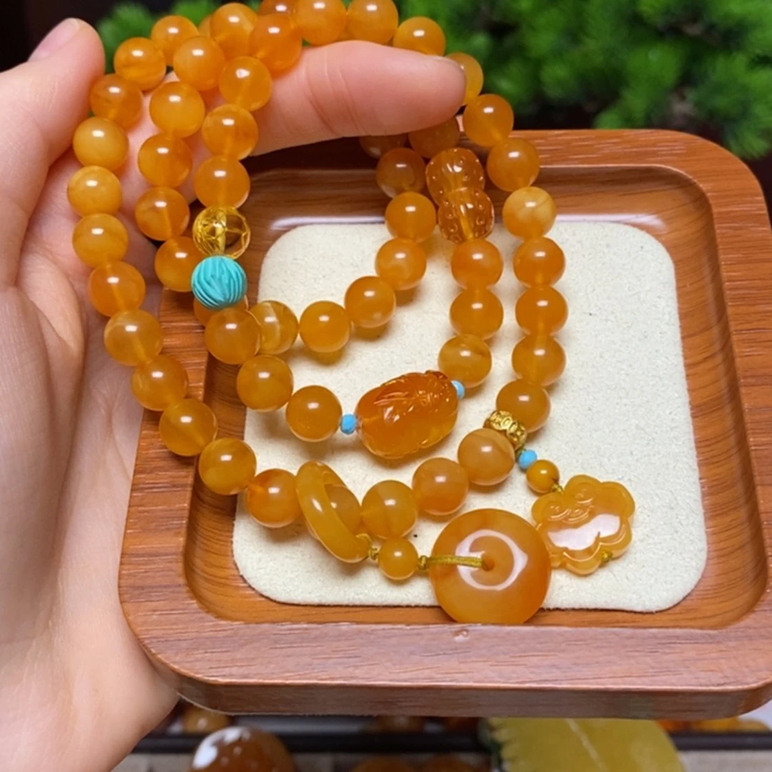 【闪购商品】手链蜜蜡未镶嵌手串