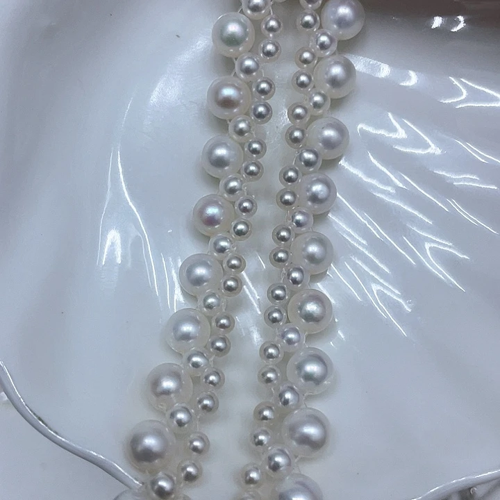 颈饰银S925镶嵌淡水珍珠