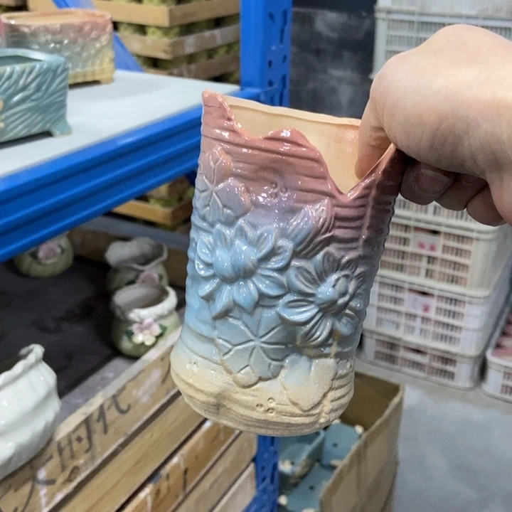 陶瓷花盆单场满9.9发9*13