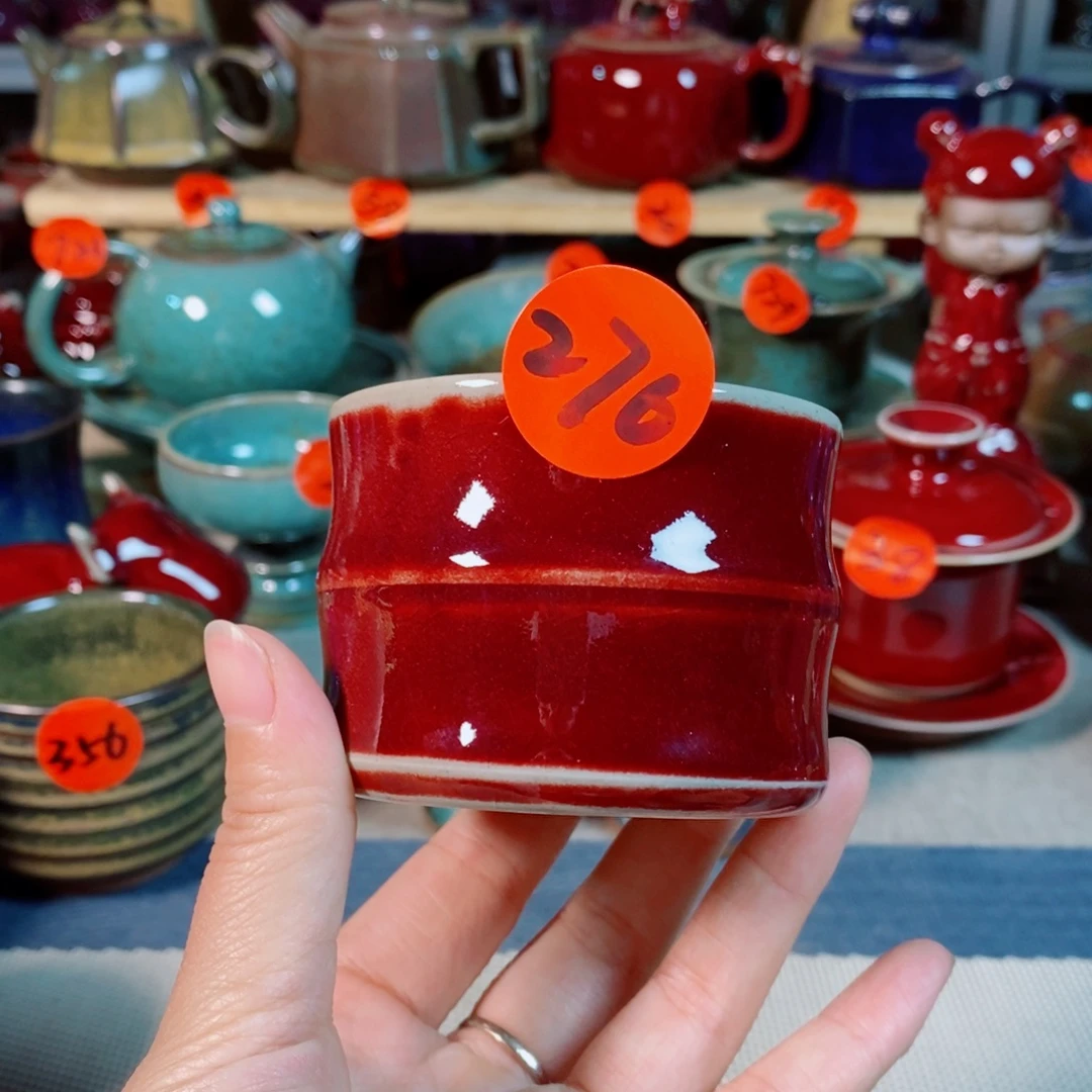 嫣***然瓷片神后钧瓷手工……茶器