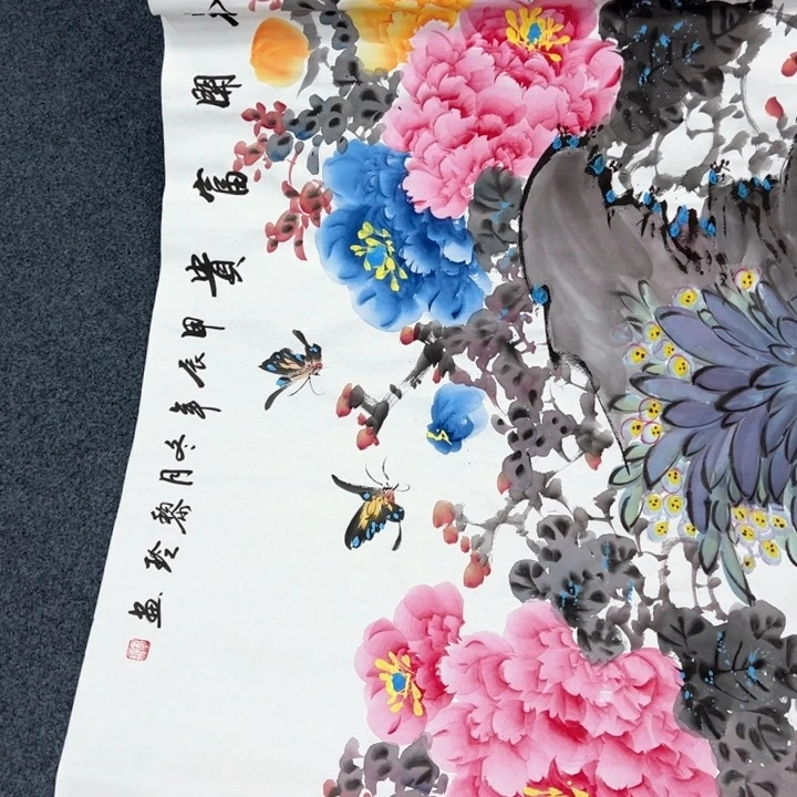 国画纯手绘作品欣赏图