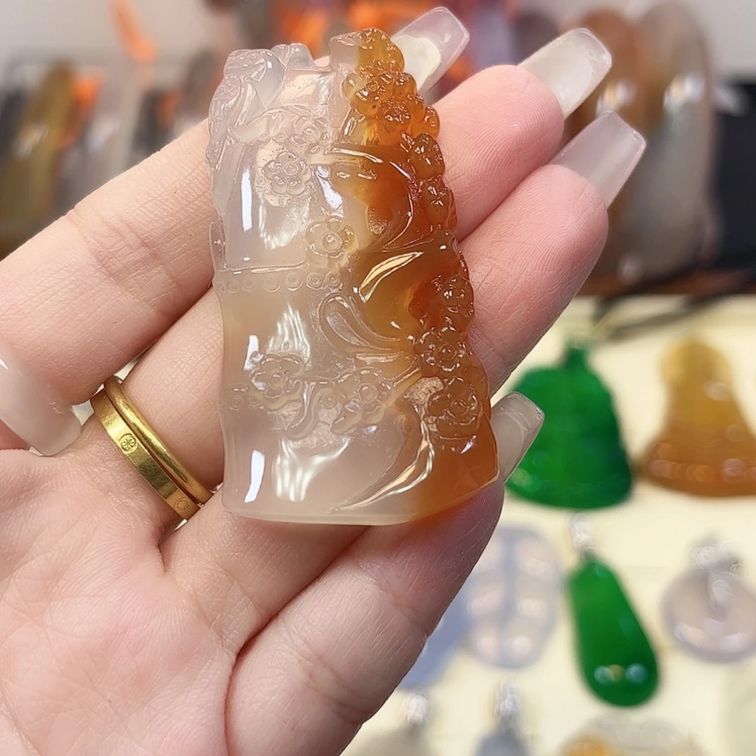 玛瑙/玉髓未镶嵌颈饰