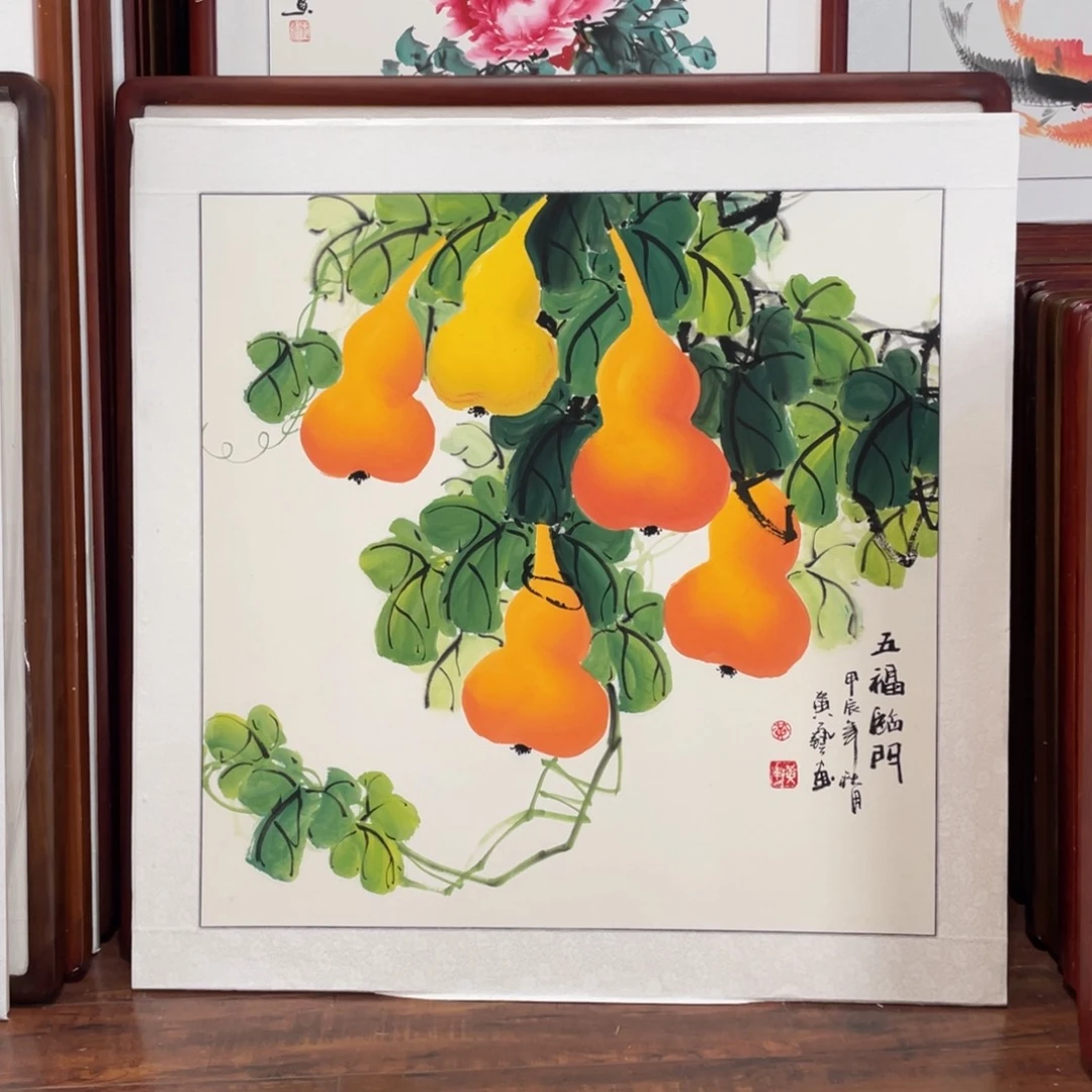 国画带框尺寸83*83厘米