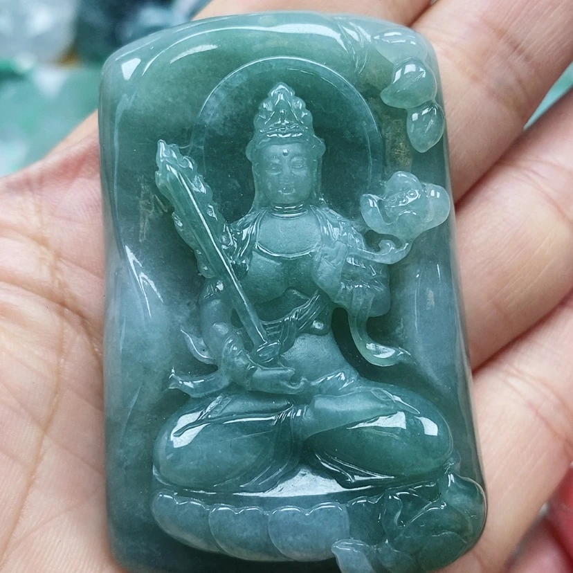 【闪购商品】翡翠颈饰未镶嵌天然翡翠A货虚空