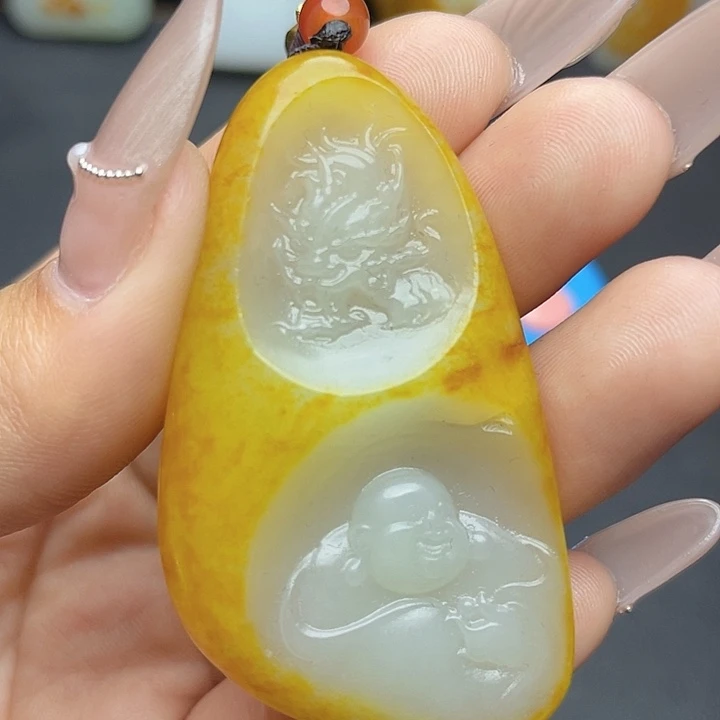 和田玉挂件未镶嵌飞*T