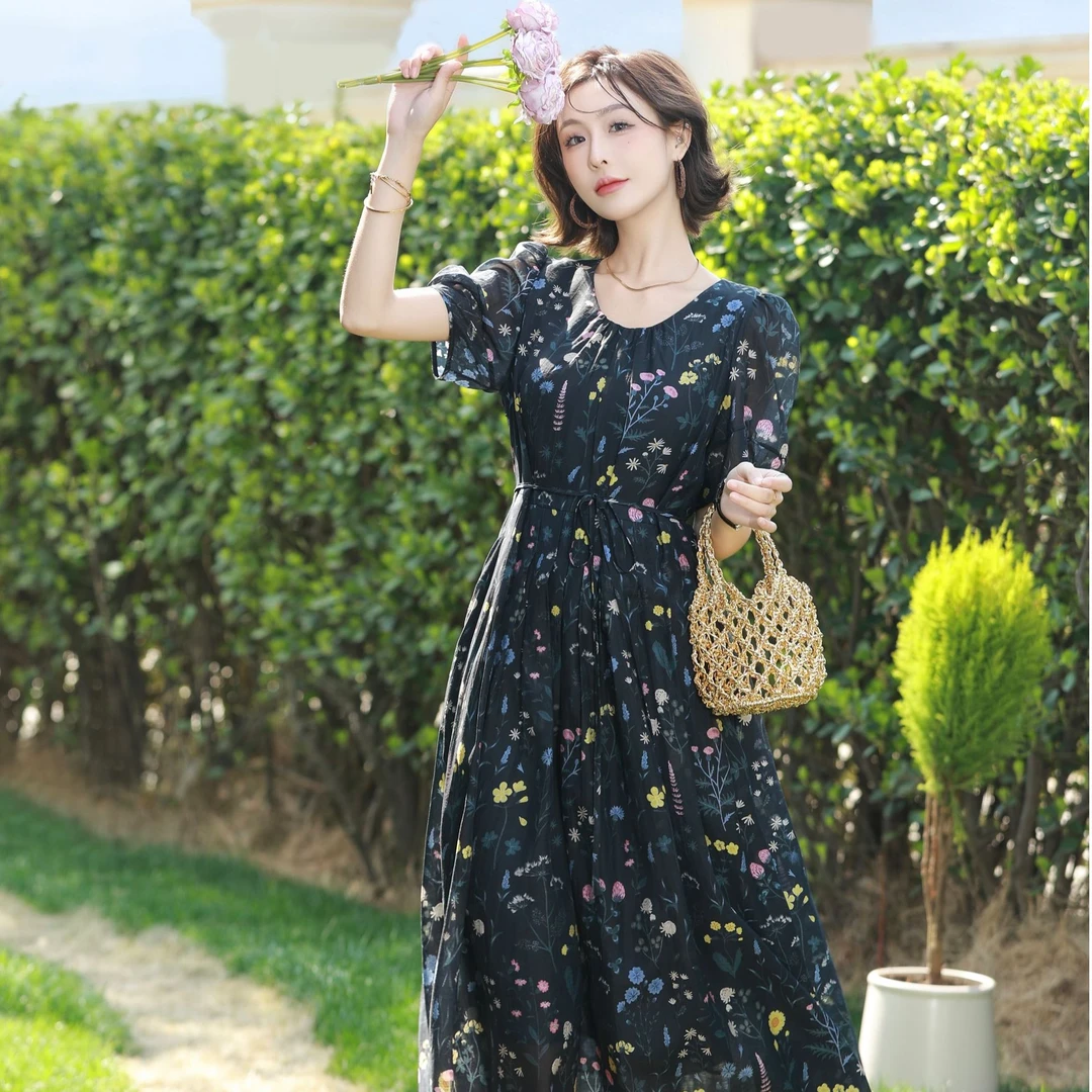 YANGSHANG 春夏新款休闲连衣裙 FJ6117