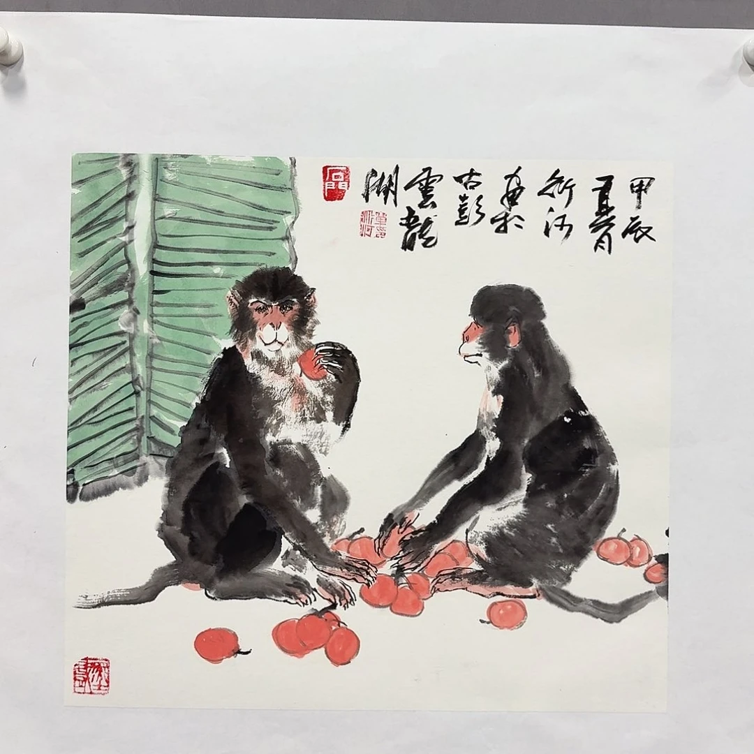 国画亲笔手绘放心去藏