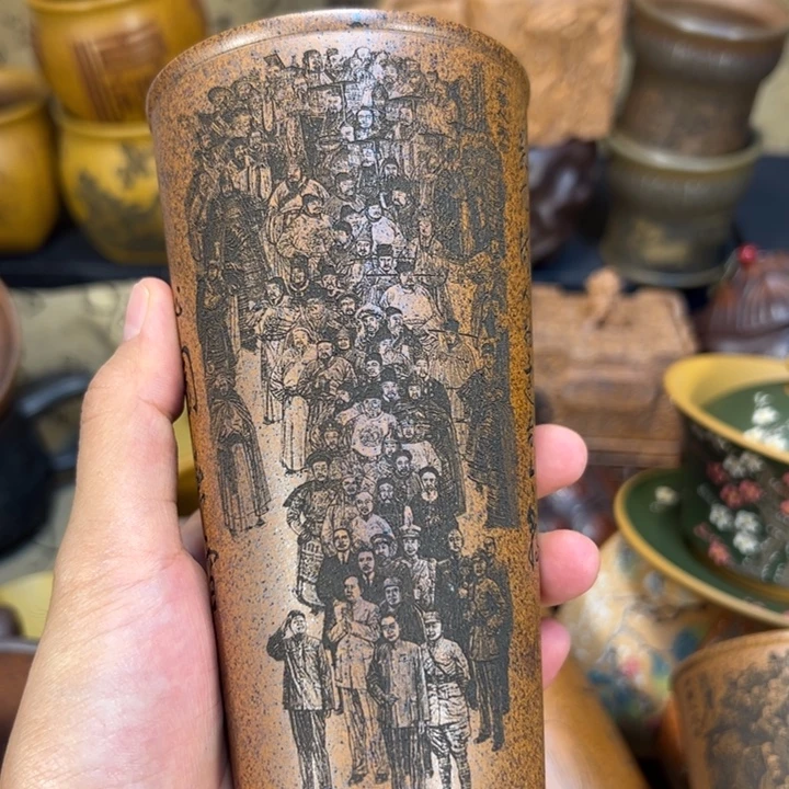 茶杯紫砂宜兴紫砂杯子