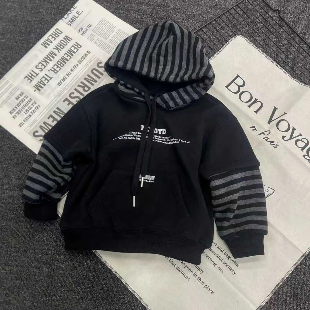 【棉逗熊品牌】男童韩版冬季休闲男童百搭卫衣-17286