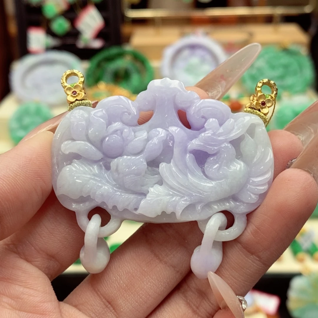 颈饰未镶嵌翡翠翡翠吊坠