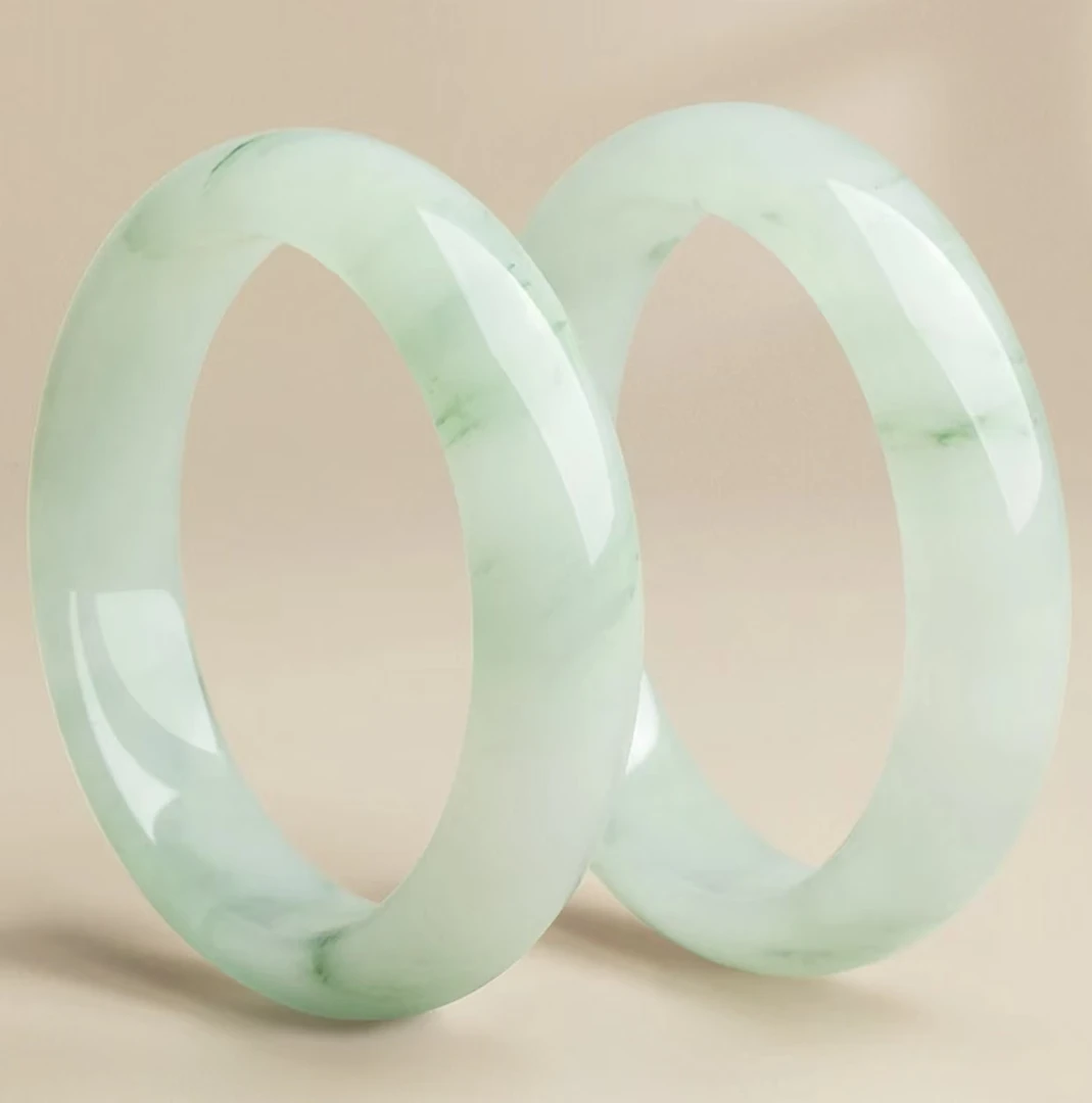 【不梵】石英质玉手镯编号：D-3061