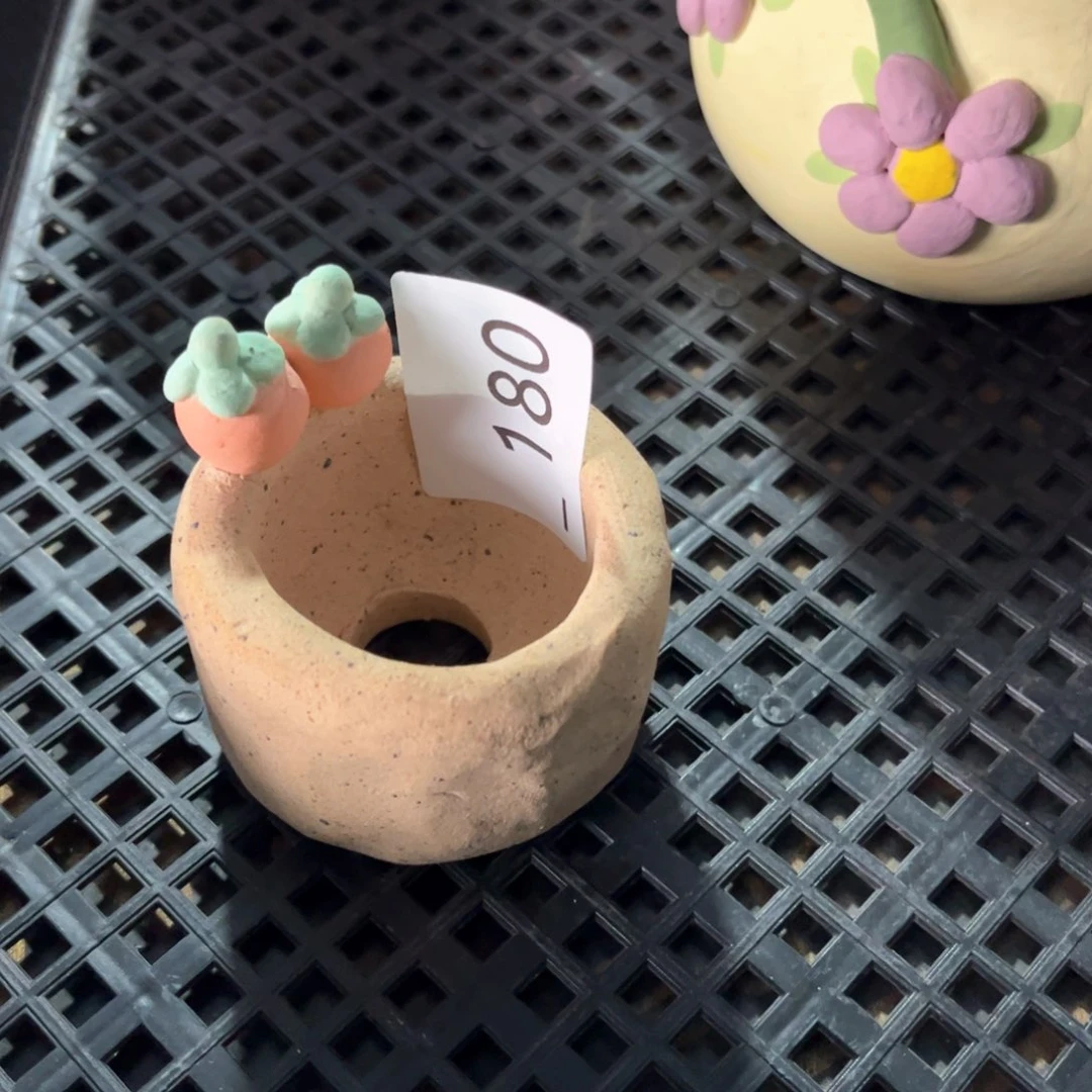 红陶小***a180花盆1个