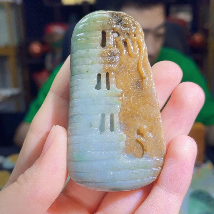 吊坠(不含链)未镶嵌翡翠A418