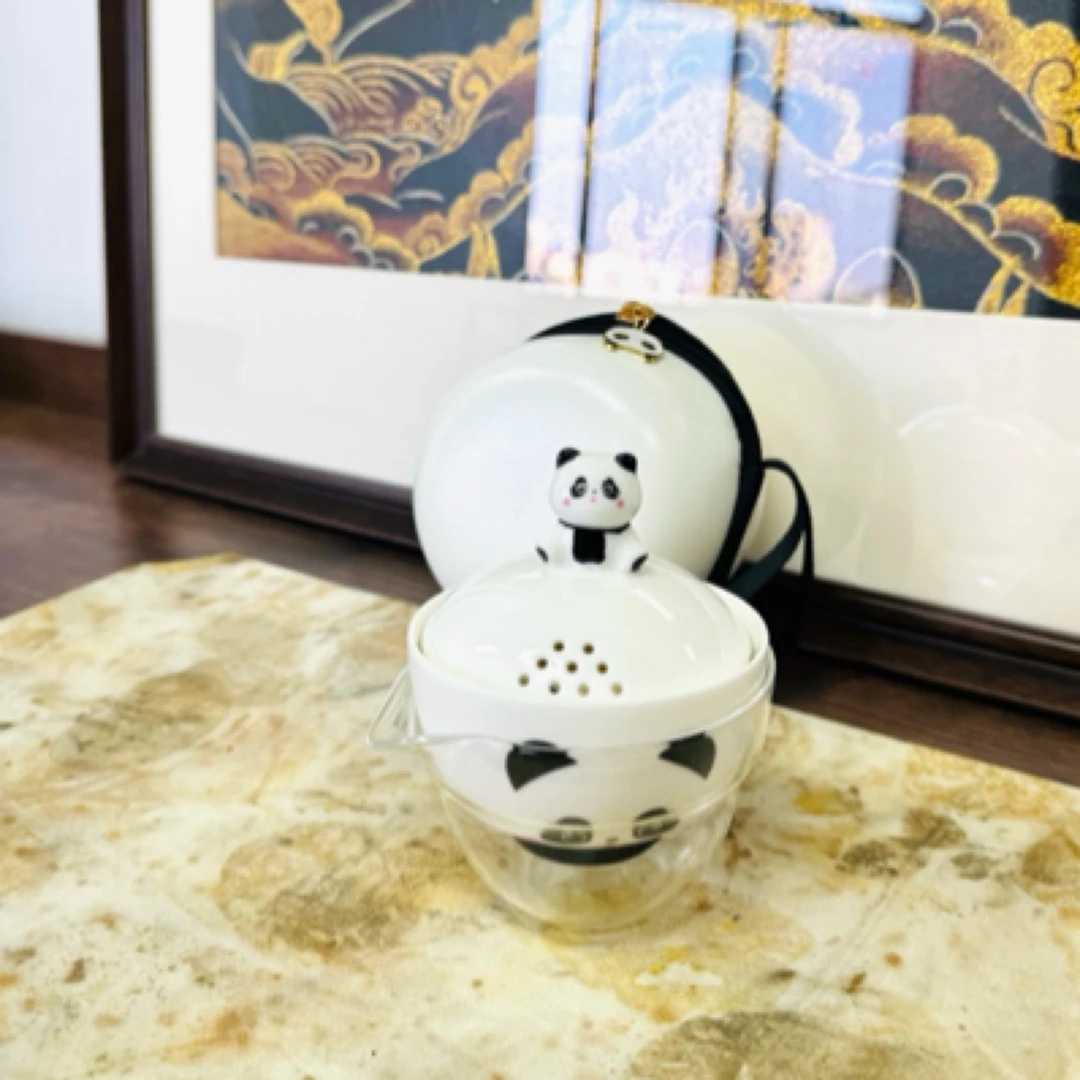 【闪购链接】 熊猫立 一壶一杯