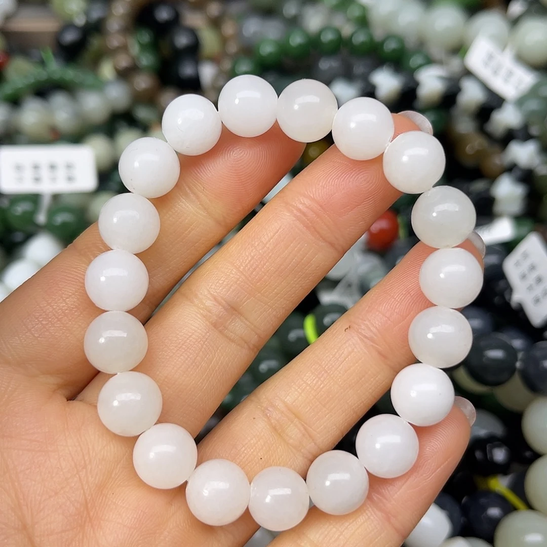 和田玉未镶嵌手链