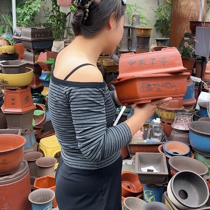 26+26红马槽花盆紫砂花盆