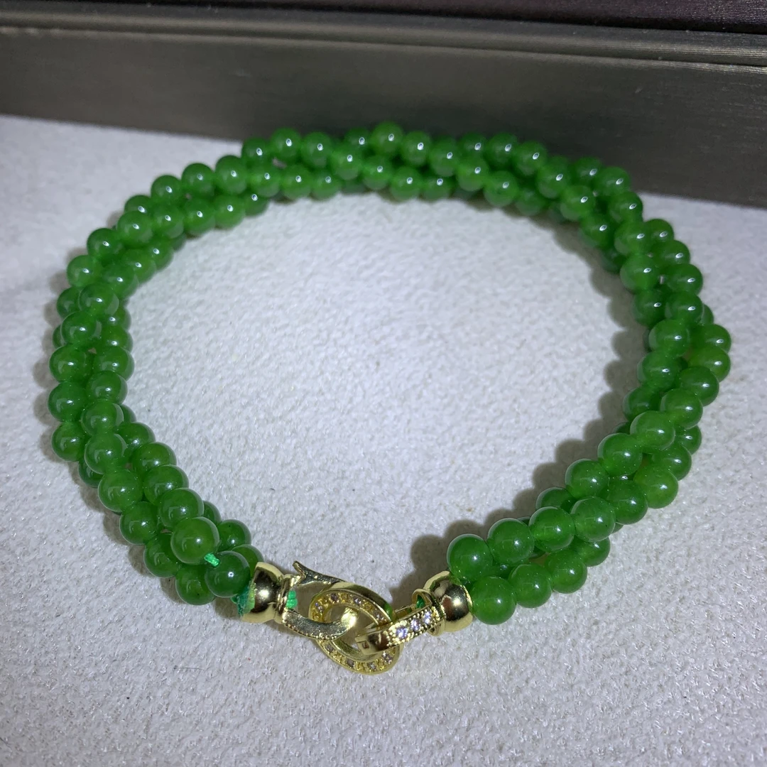 7280【手链】轻奢精品绿色女士手链