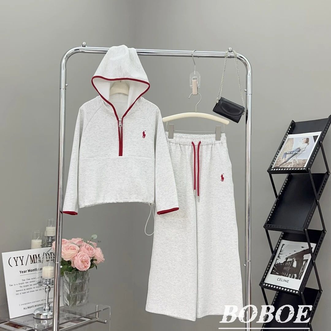 boboe/波波鹅2025春秋季新款女童休闲时尚纯色上衣+裤子—Y4108