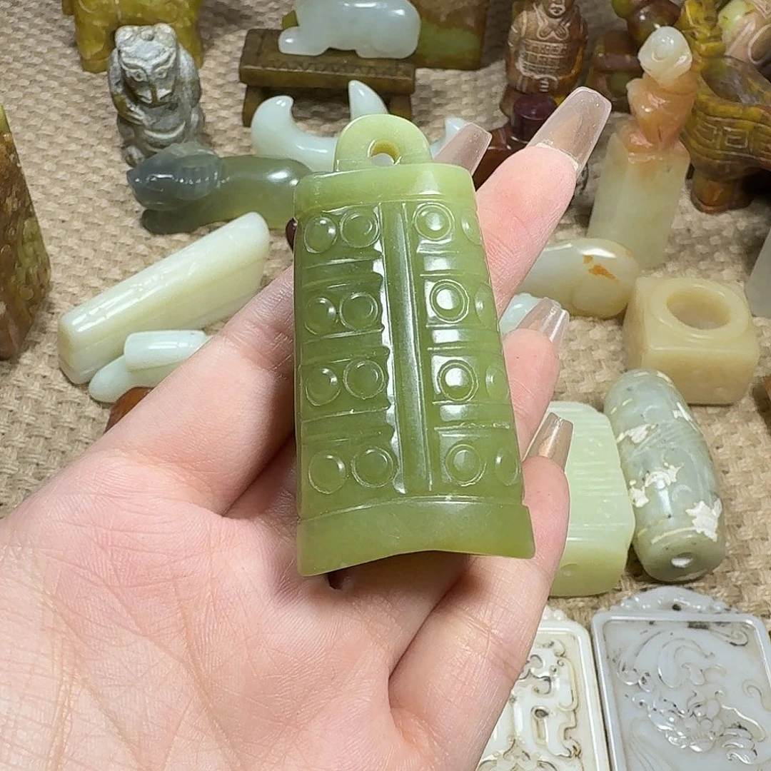 白玉菩提吊坠老***6挂件