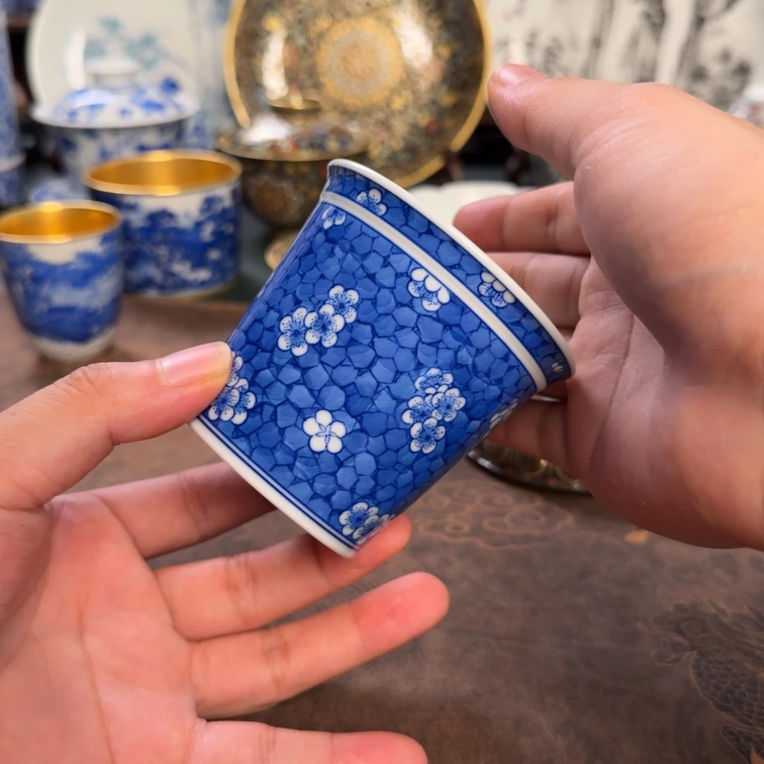 咔***.纯手工手绘陶瓷茶具