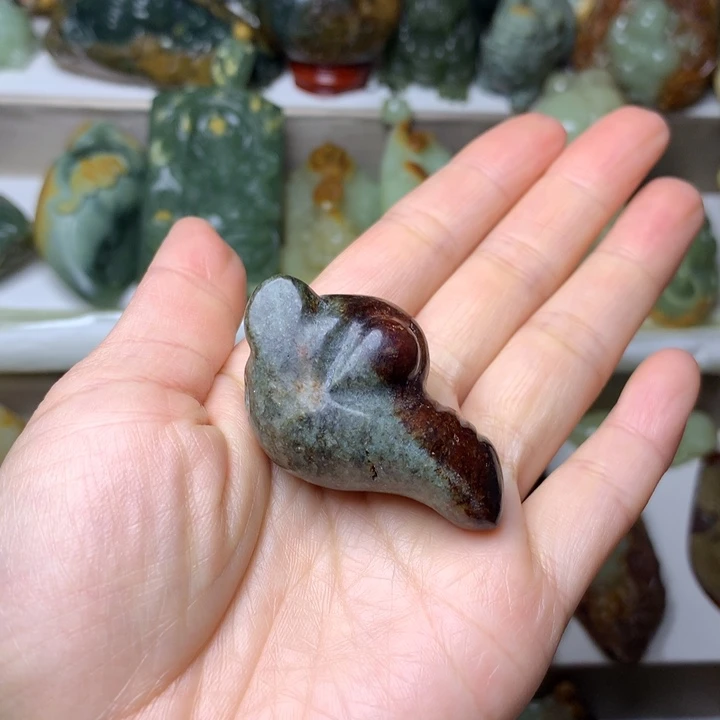 岫岩河磨玉（透闪石质玉）吊坠未镶嵌