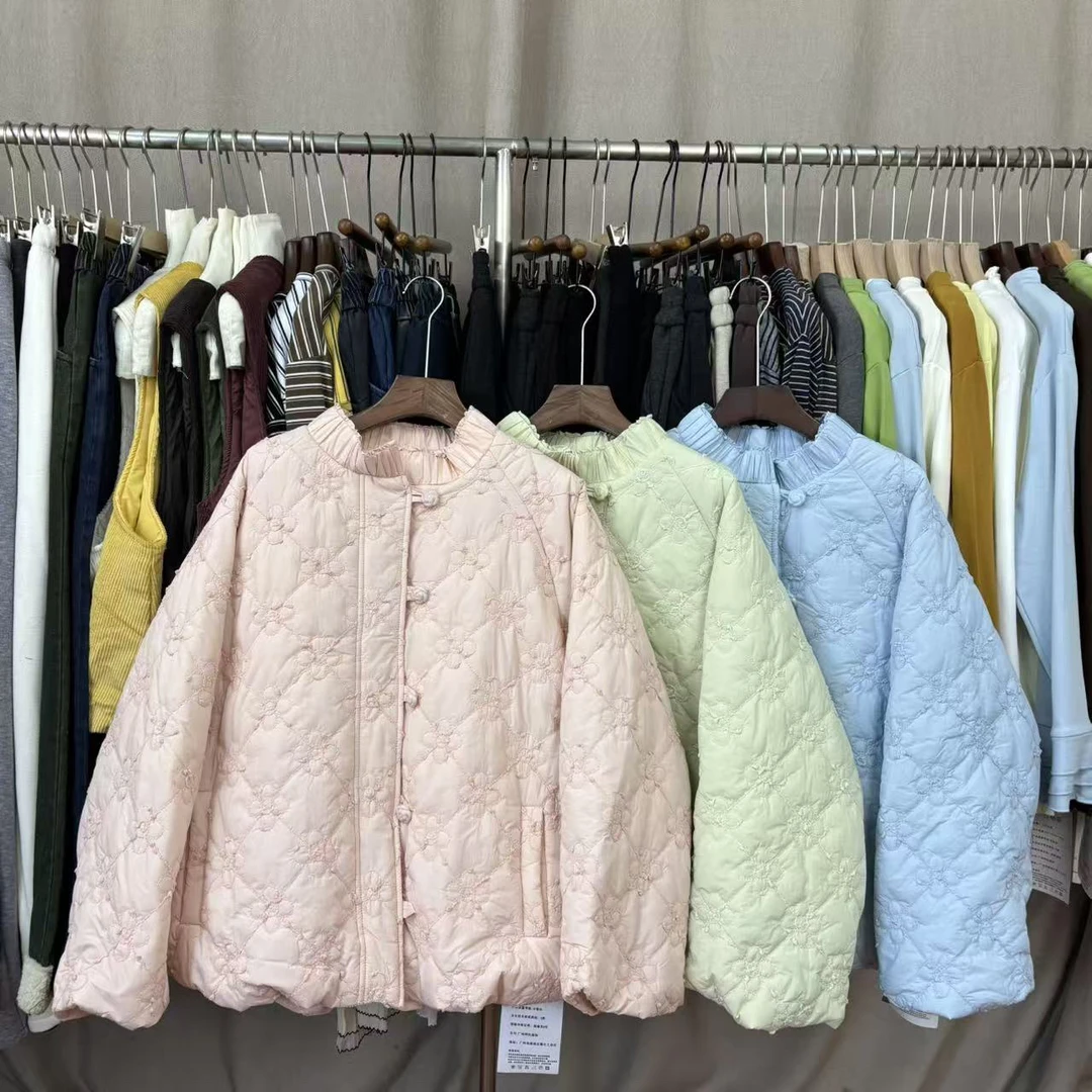 JT#9996#日系花朵棉服外套