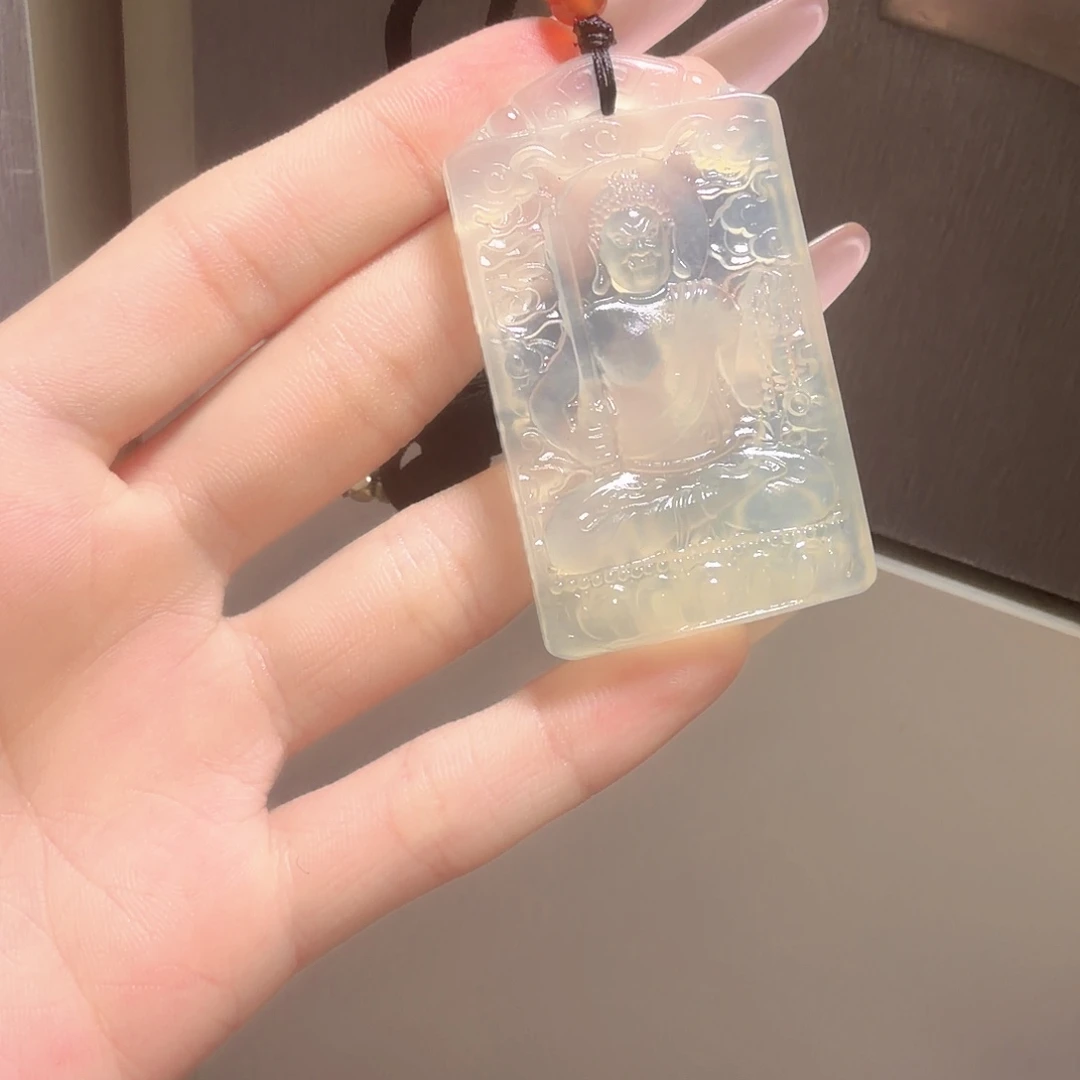 岫玉未镶嵌不动明王 鸡