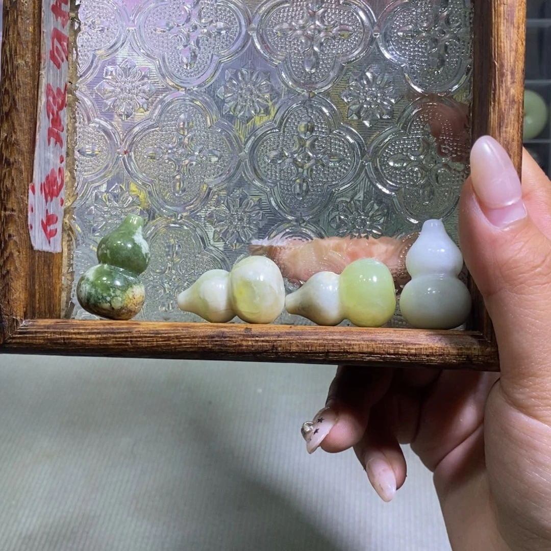 合金蛇纹石玉颈饰242
