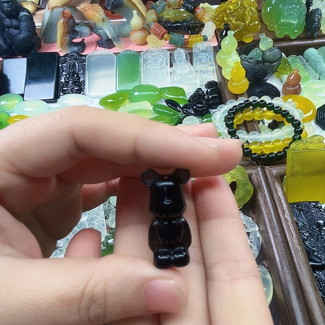 岫玉未镶嵌吊坠(不含链)