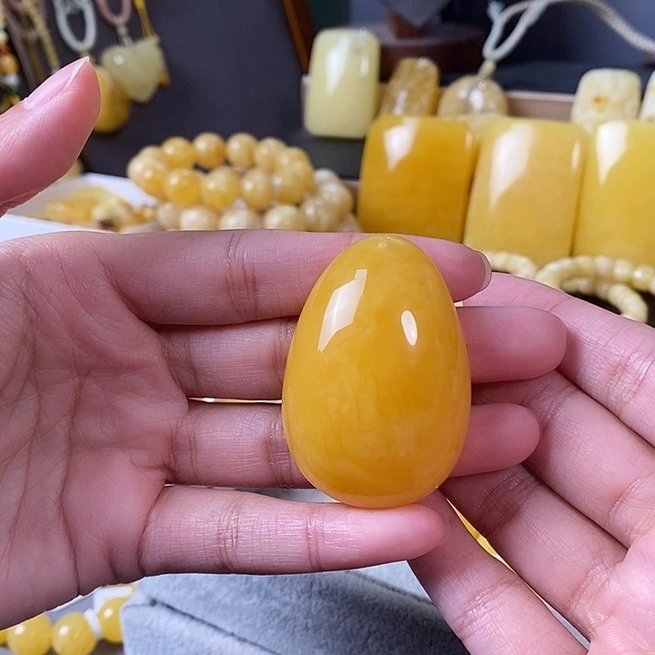 琥珀未镶嵌裸石水滴