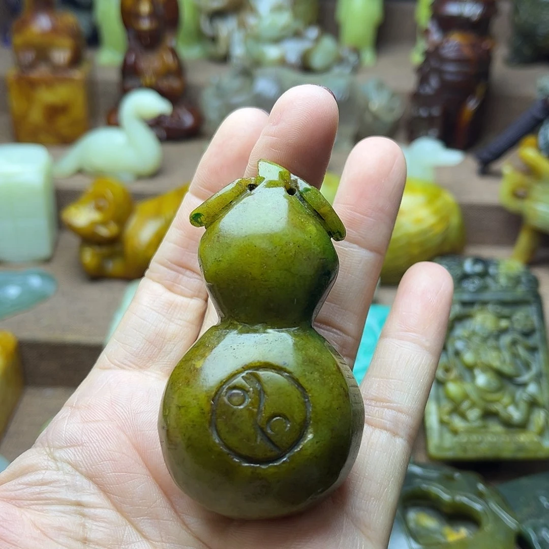 白玉菩提吊坠34。。