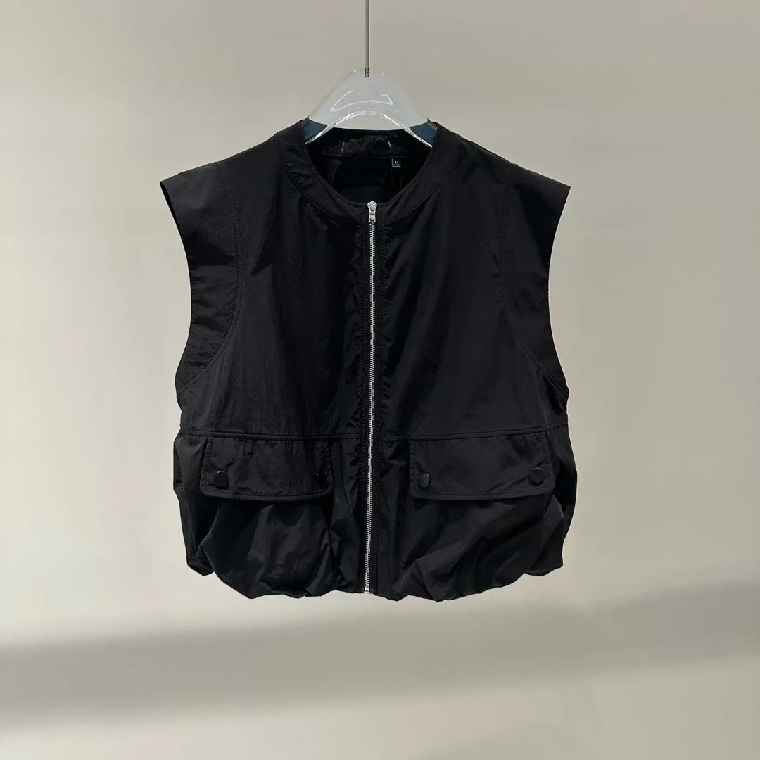 马甲25新款休闲宽松工装马甲1503