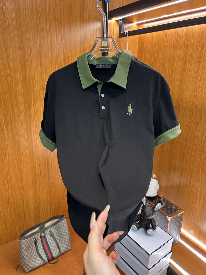 夏季新款男装高奢时尚潮流百搭polo短袖