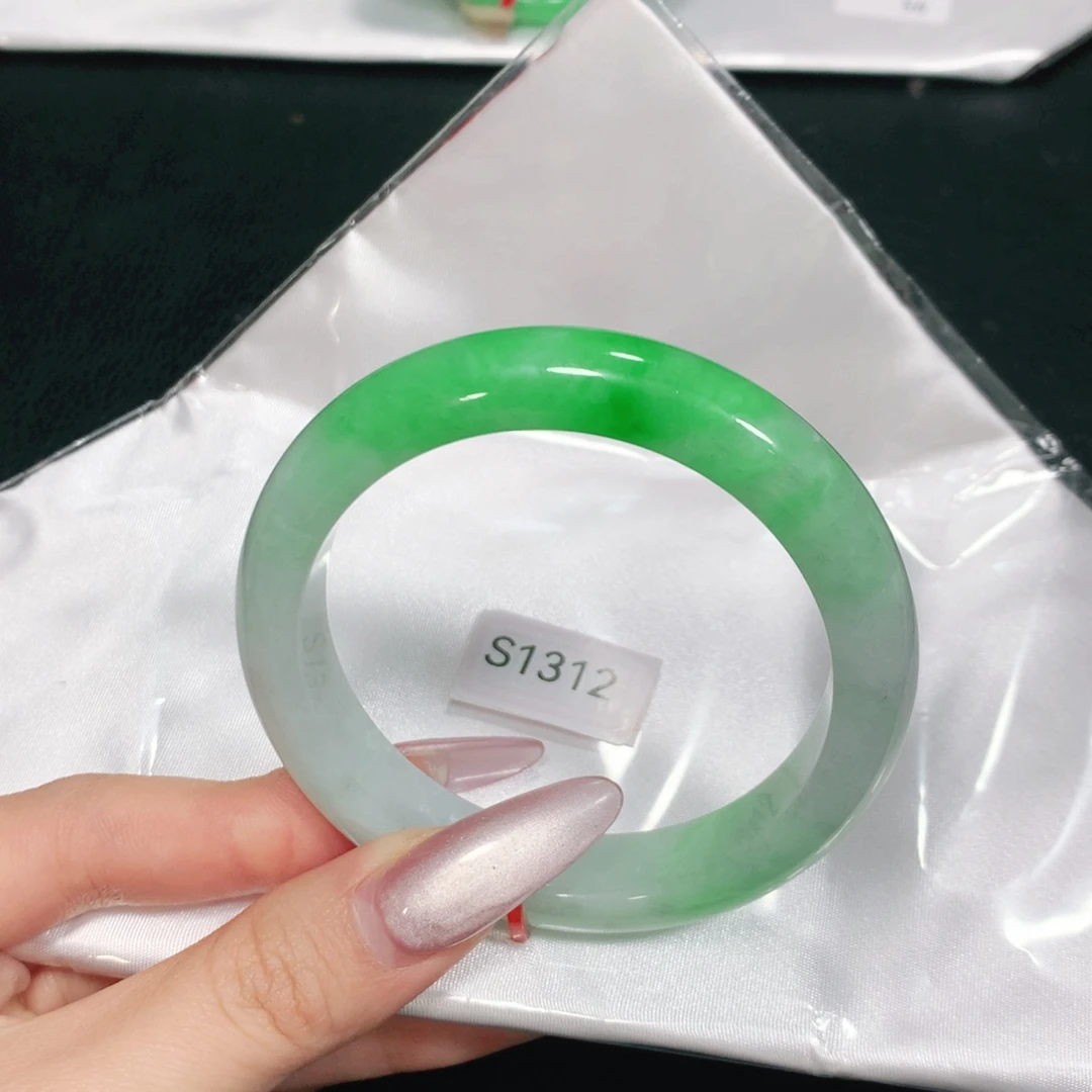 翡翠未镶嵌手镯S1312-04