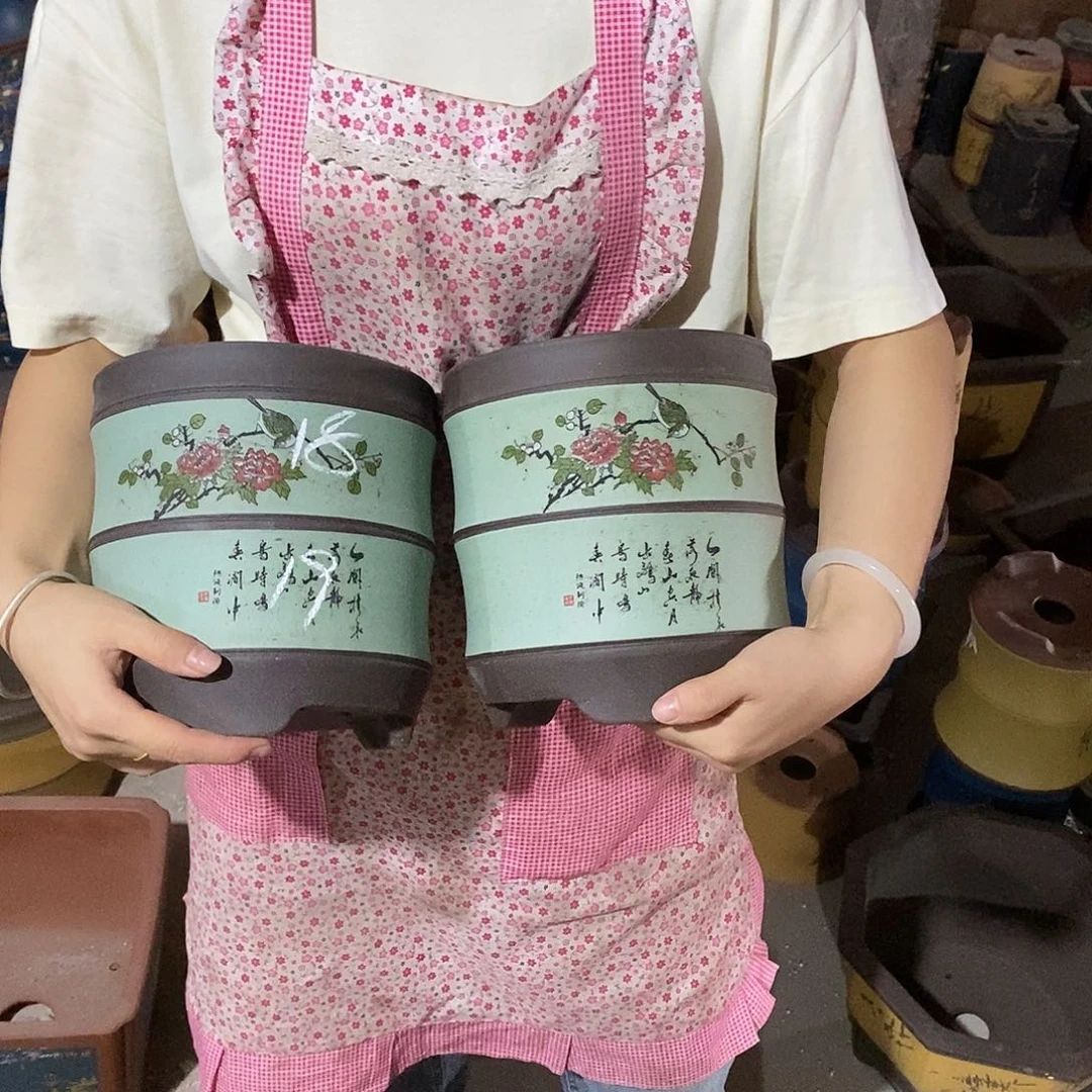 紫砂花盆紫砂花盆