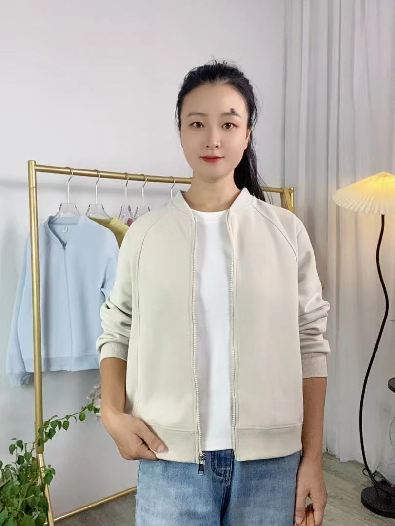 春秋小个子女款短款棒球领外套拉链秋季外套女款爆款2025新款