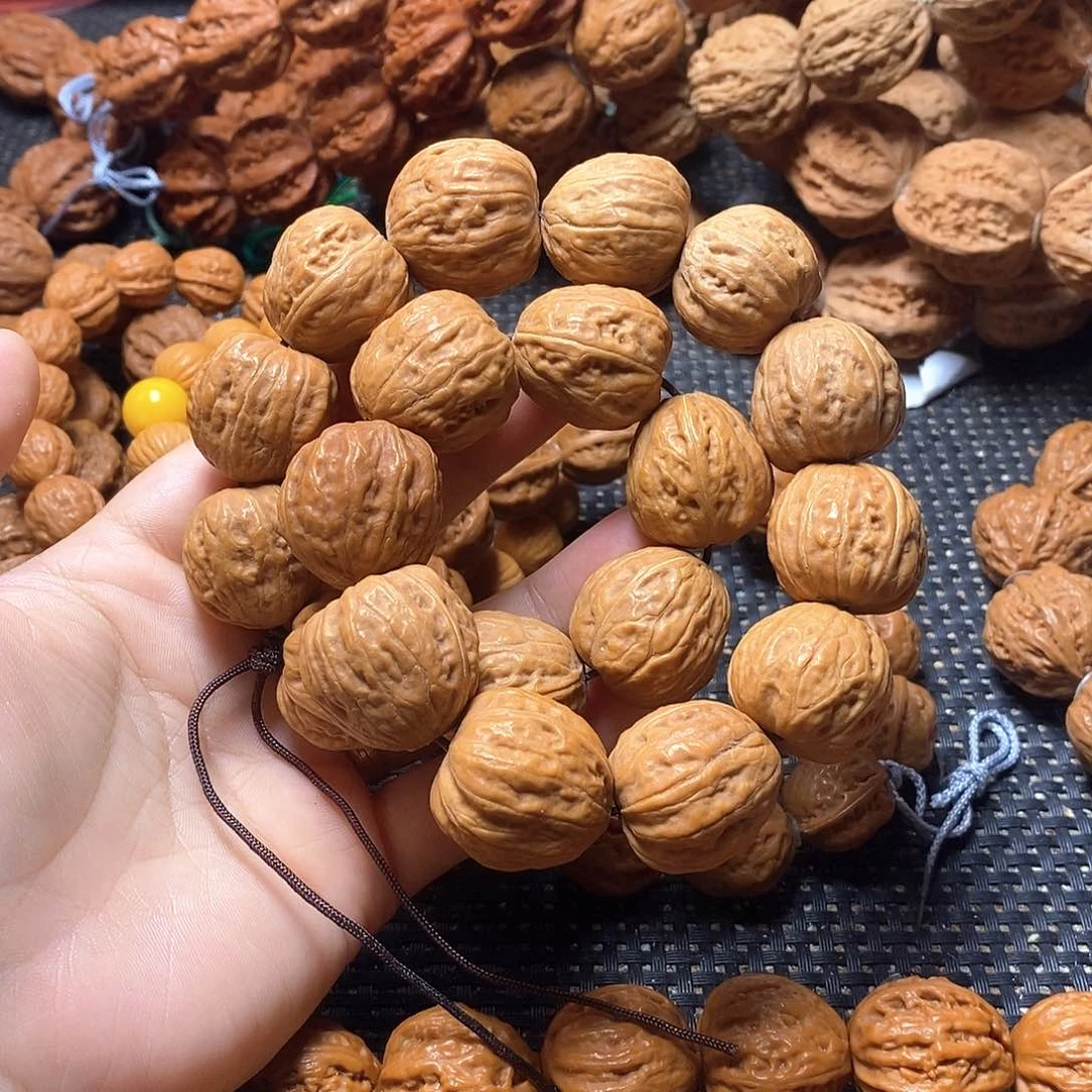文玩核桃手串粗筋