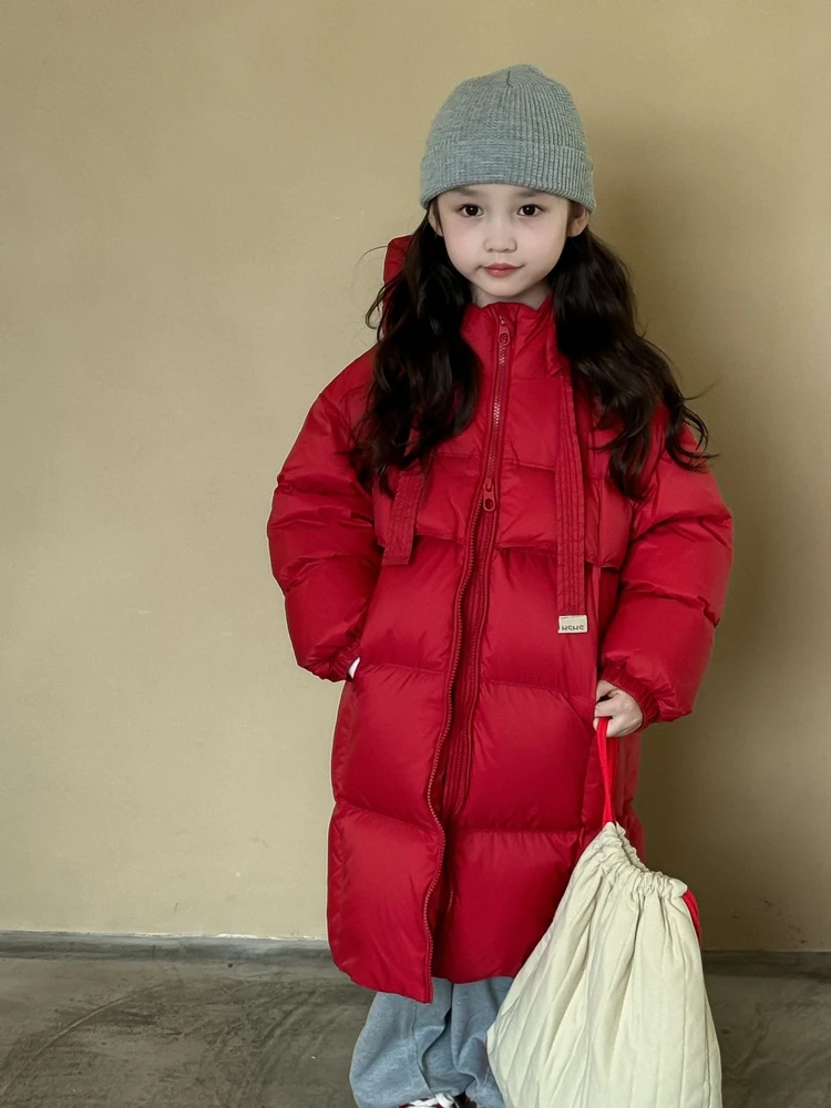 （极寒显眼包）90白鸭绒2024年冬季长款节日礼物大被子羽绒服7559