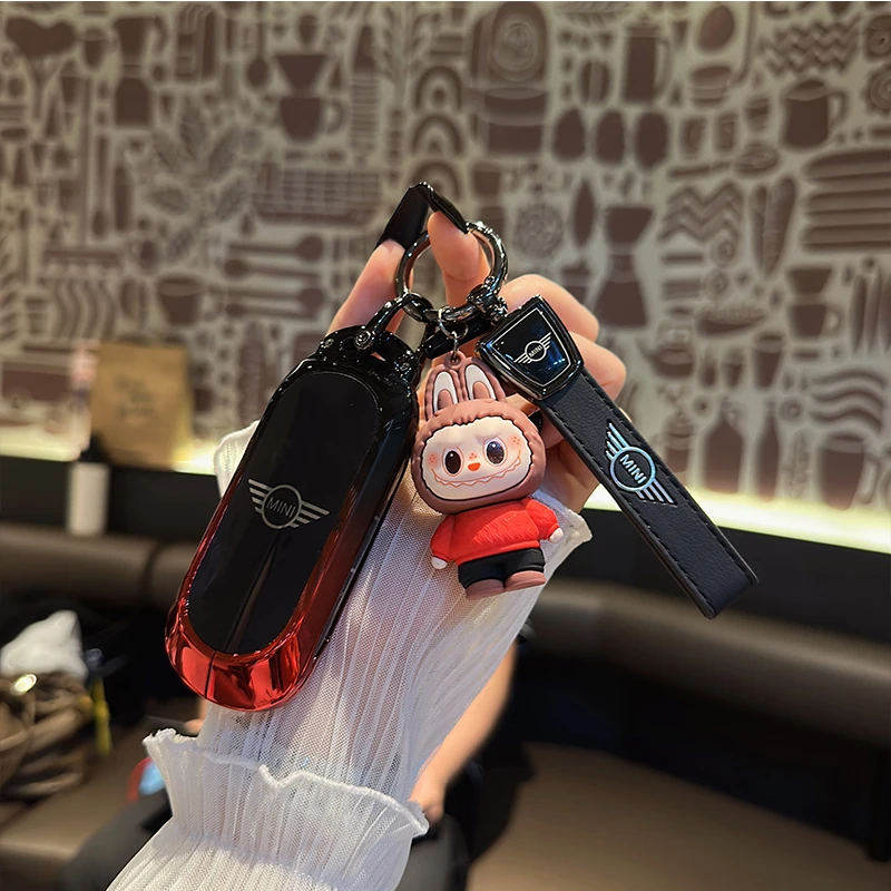 适用新款宝马mini钥匙套新能源countryman壳cooper扣电动迷你高档