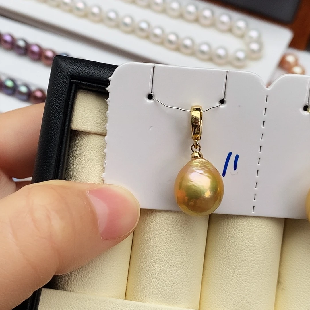 颈饰淡水珍珠银S925镶嵌