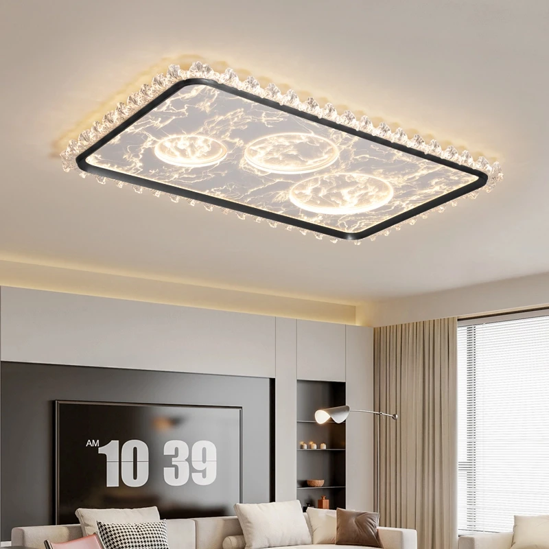 意式极简轻奢设计师客厅吸顶灯2025年新款现代简约创意客厅顶灯具