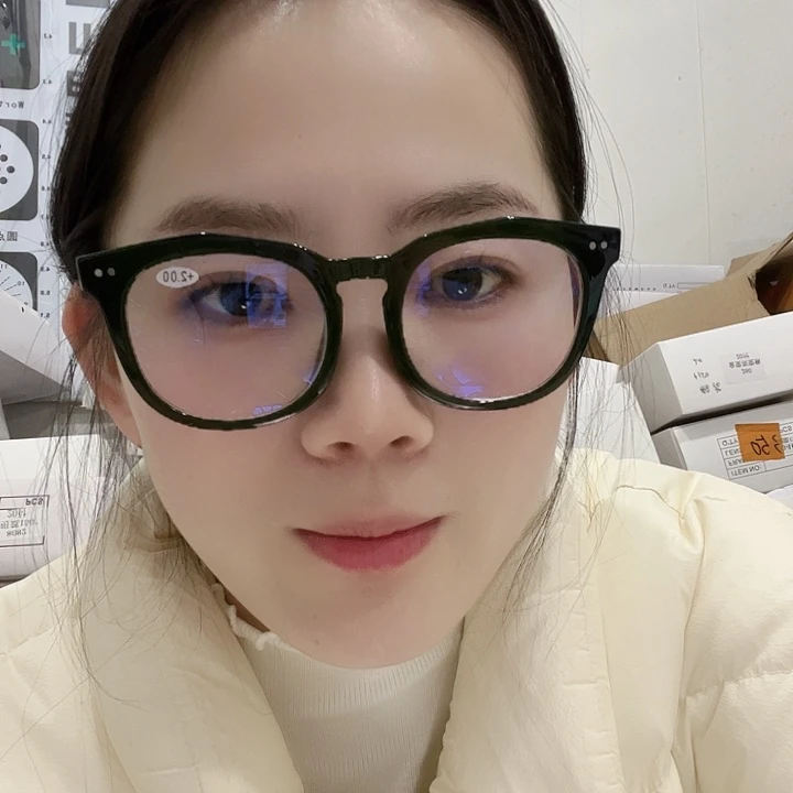 平光加老花镜250度