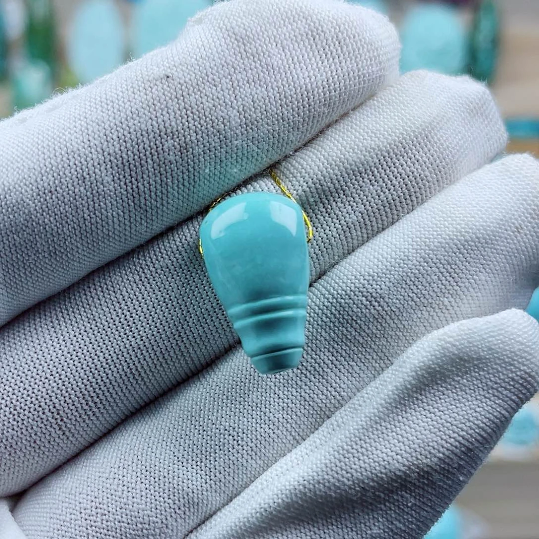 未镶嵌绿松石珠宝奇石10mm