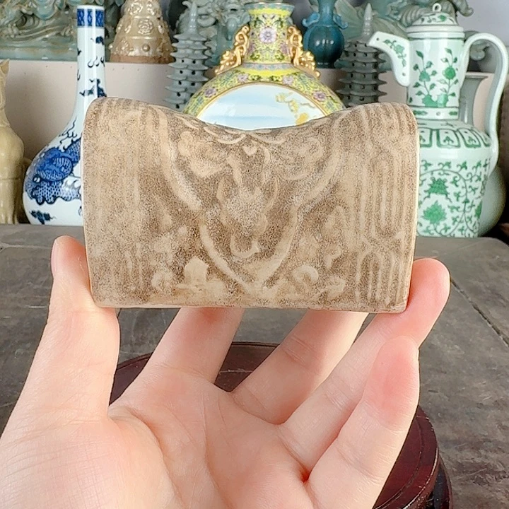 定窑瓷枕品相完美