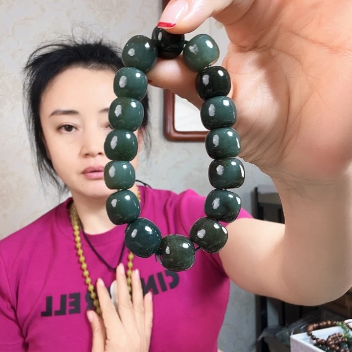 和田玉手串未镶嵌