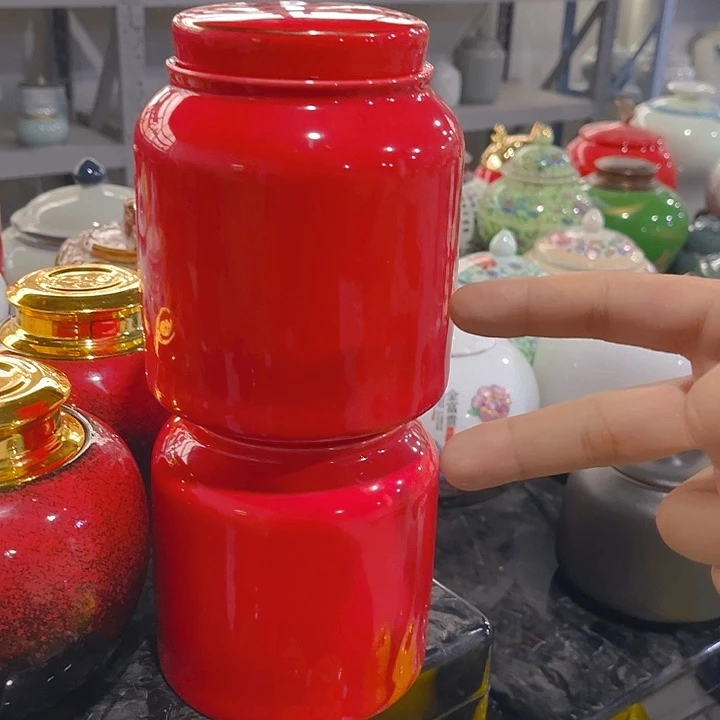 罐润鹏陶瓷精选高端陶瓷茶叶罐