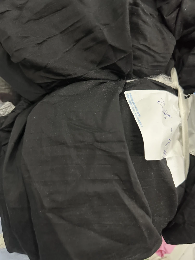 黑色苎麻两米精品布头布料